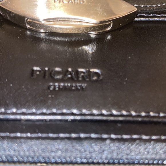 Picard black women's wallet made in Italy - Picture 4 of 8